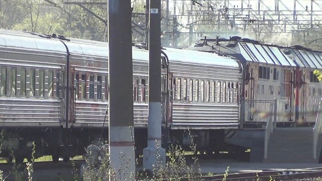 ТЭП70-0219 и ТЭП70-0391 с поездом №349А Санкт-Петербург - Костомукша смотреть онлайн