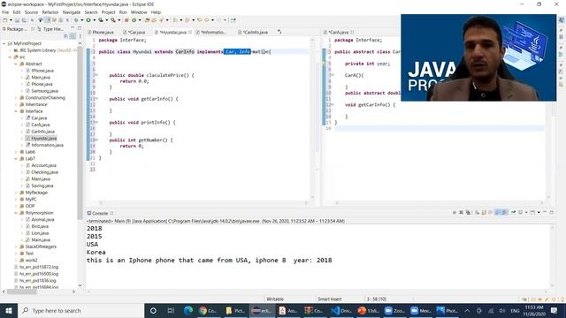 19 - Java Programming - Java Interface vs Abstract class - Comparable interface смотреть онлайн