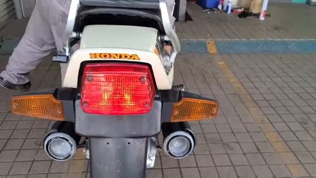 HONDA CX500 Turbo　始動確認 engine start up. смотреть онлайн