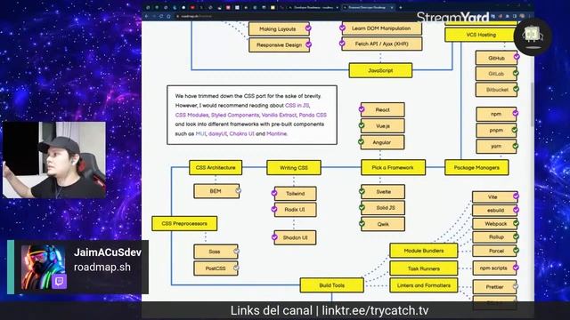 Desarrollo de software: Roadmap.sh смотреть онлайн