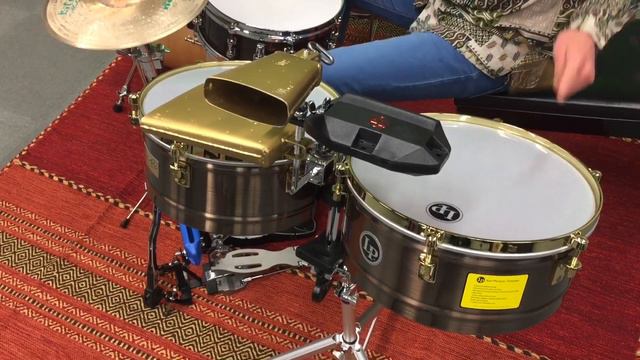 超ゴージャスなティンバレスとカウベルのゴールデンセット！Karl Perazzo Signature Timbales LP257-KP and DCA W11 W3 Cowbell GOLD SE смотреть онлайн