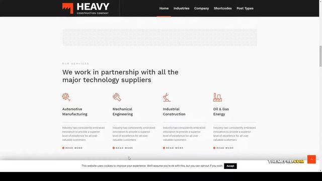 Heavy - Industrial WordPress Theme interior factory Suzuki смотреть онлайн