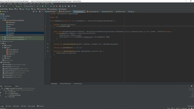 Recyclerview + Glide + Retrofit Part 4 Final - Completion of app - Android Tutorial - Sinhala ?? смотреть онлайн