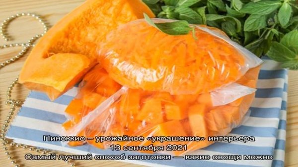 Что приготовить из замороженной тыквы в холодное время года