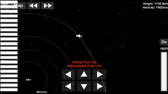 Space Flight Simulator Game Error| impossible trajectory of Rocket- смотреть онлайн