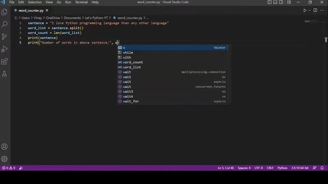 How to create a Simple Word Counter using Python смотреть онлайн