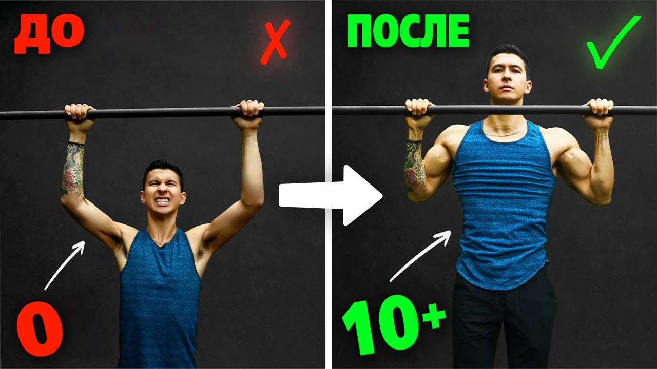 Как научиться ПОДТЯГИВАТЬСЯ правильно. От 0 до 10+. смотреть онлайн
