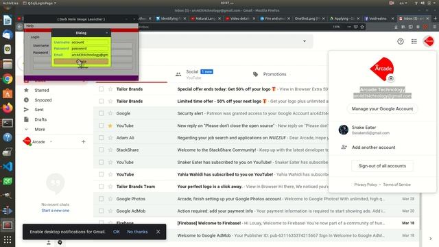 SMTP Signup Authentication form with QT Widget смотреть онлайн