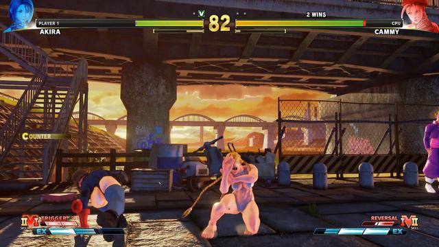 Street Fighter V: CE Akira vs Cammy PC Mod смотреть онлайн