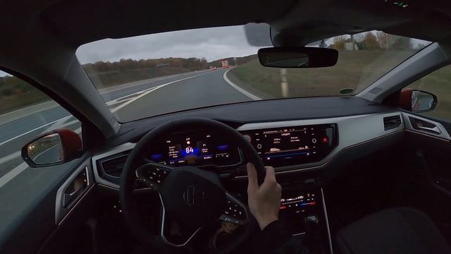 2023 VOLKSWAGEN POLO 1.0 TSI 95 PS EARLY POV DRIVE TOPSPEED WÜRZBURG (60 FPS) смотреть онлайн