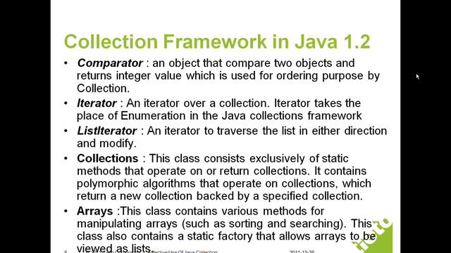 Adcance Java Series Effective Use of Collection Framework - Collection Framework in Java 1.2 смотреть онлайн