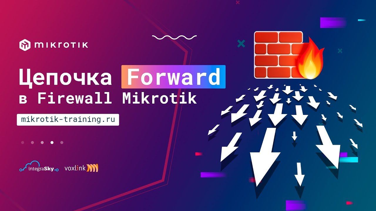 Цепочка Forward в Firewall Mikrotik Filter смотреть онлайн