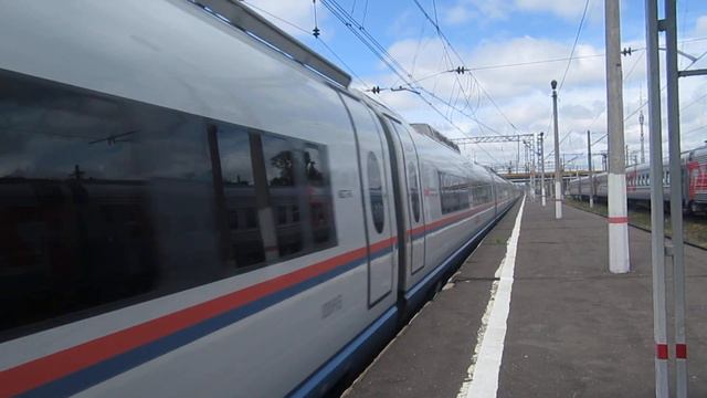 Электропоезда ЭВС1-06/13 Сапсан платформа Рижская (отгонка№755А) 10.07.2019 смотреть онлайн