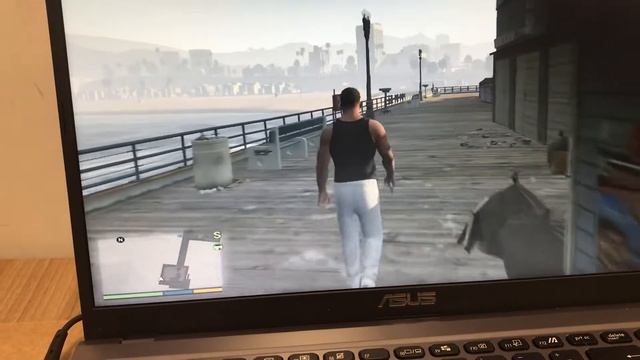 Asus X515J Intel core i5-1035G1 Nvidia GeForce MX130 2GB Play GTA 5 смотреть онлайн