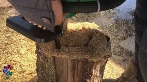 Как сделать скворечник из чурбака. Скворечник своими руками. Домик для птиц.