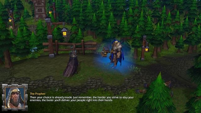 "The Prophet (Medivh) warn Arthas about Burning Legion" - Warcraft III Reforged cut scene смотреть онлайн