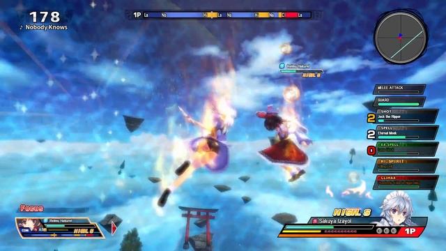 Touhou Sky Arena: Matsuri Climax English gameplay смотреть онлайн