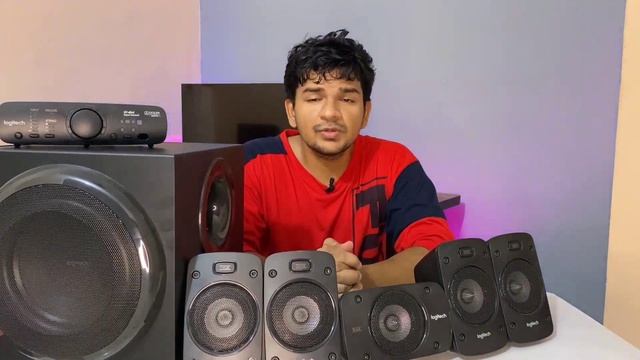 Monster is here - Logitech z906 5.1 dolby digital surround sound speakers with 1000W peak power смотреть онлайн
