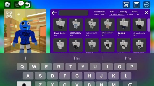 Как Сделать Скин Синего Из Rainbow Friends? | Roblox Tutorial #roblox #rainbowfriends