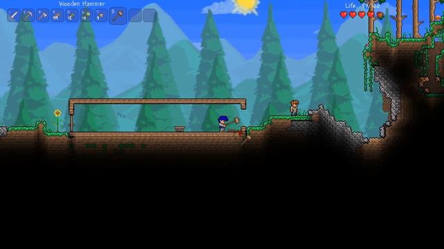Let's Play Terraria - In Need Of Wood (#1) смотреть онлайн