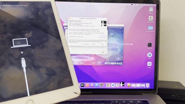 Bypass Hello iPad Air 2 - iOS 15.7.5 - MacOS DevTeamPro Blaze v2.6 No Change Serial смотреть онлайн