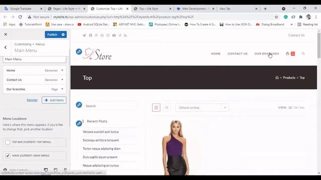 WordPress Menu and Submenu customization in Tamil смотреть онлайн
