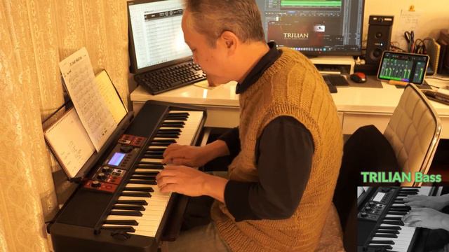 【Piano Trio Jazz Live in my Room Vol.1】My Funny Valentine / CT-S1000V(pf), TRILIAN(Bs)他 смотреть онлайн