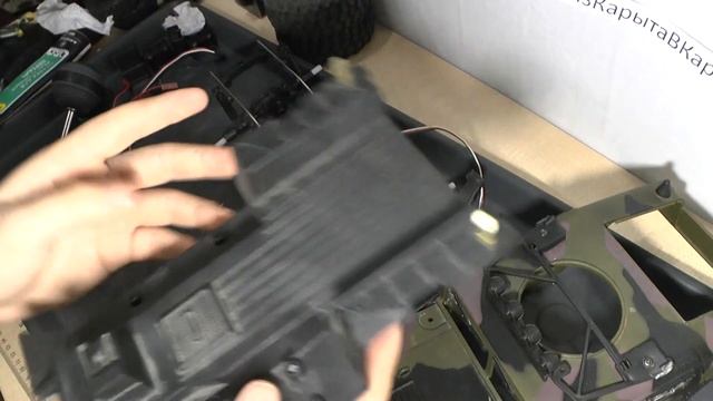 ПЕРЕВОПЛОЩЕНИЕ WPL C14/ Тюнинг, кузов Hummer