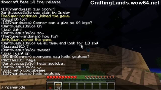 Minecraft 1.0.0 Official Server - Join The Server [Online]