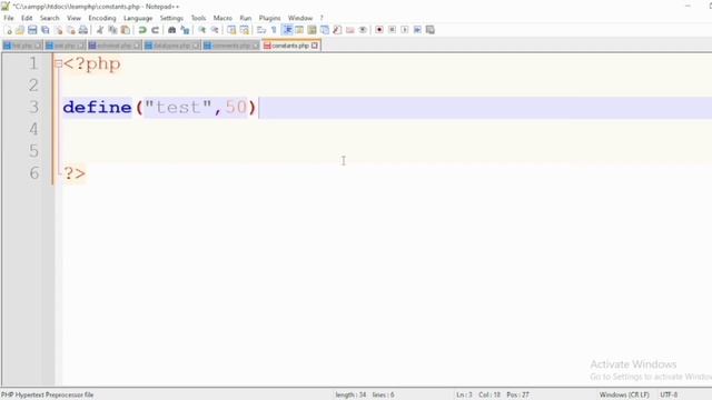 PHP Constants Tutorial in Urdu / Hindi смотреть онлайн
