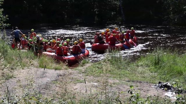 Рафтинг в Лосево, начало на Волчьей.MOV смотреть онлайн