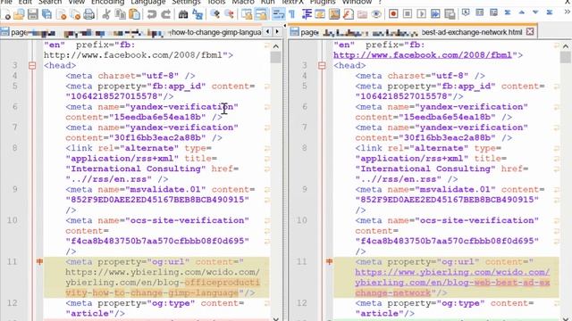 How to compare two files using notepad++ смотреть онлайн