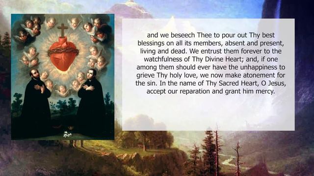 Consecration of Families to the Divine Heart of Jesus under the Protection of the Immaculate Heart смотреть онлайн