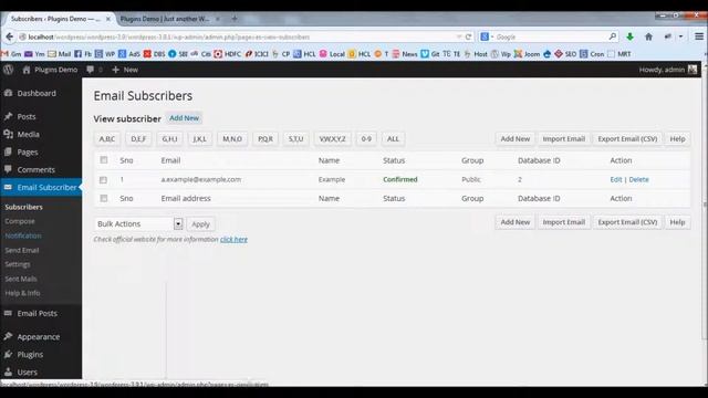 Email subscribers wordpress plugin how to update default alert message from subscription box смотреть онлайн