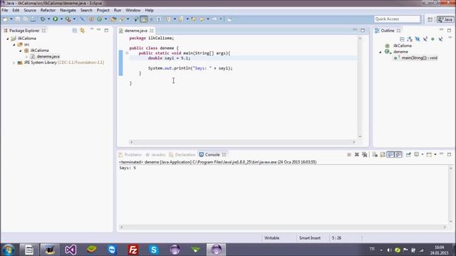 Java Öğreniyorum ● DERS 2 - Değişkenler (int, double,boolean) ● 2015 ||HD|| смотреть онлайн