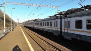 Электропоезд ЭД4М-0473 ЦППК платформа Сушкинская