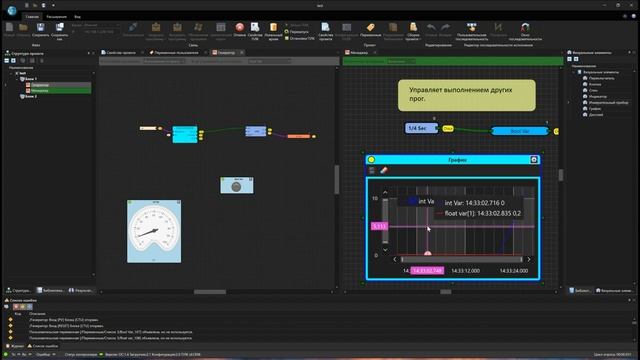 6 Загрузка  программы  в контроллер и отладка