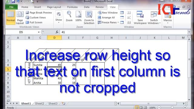 Cell Formatting in Excel with 3D Column Chart смотреть онлайн