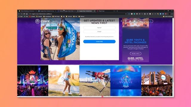 Recreating the Imagine Music Festival Website in Webflow! Part 5/5 | Website Remakes смотреть онлайн