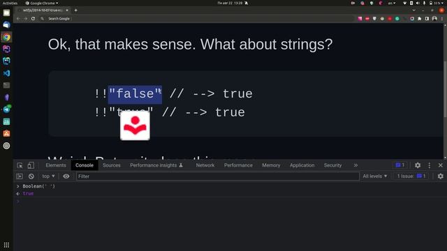 Этот странный JS #12. Приведение к Boolean смотреть онлайн