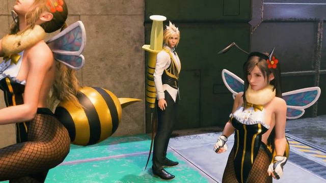 Tifa, Aerith, Cloud - HoneyBee Outfits ShowCase│Final Fantasy 7 Remake│Ultrawide 21:9 [4K 60FPS] смотреть онлайн