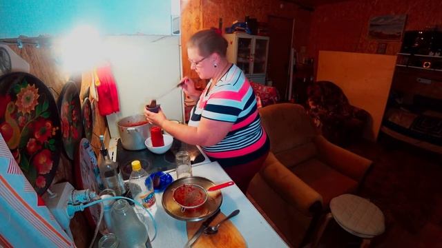 #106. Кетчуп домашний/Перерабатываем последние помидоры/Вкусняшки для погреба смотреть онлайн