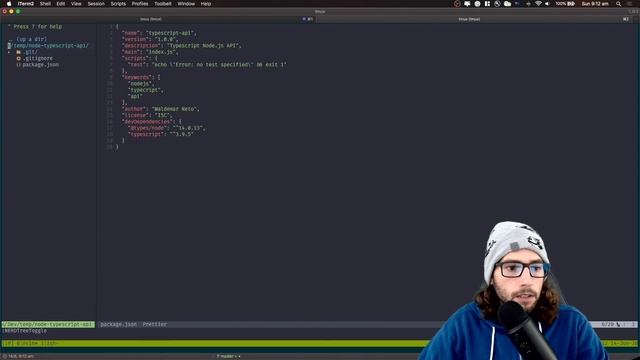 Node.js API [C01P01] - Iniciando o projeto configurando Node js, Typescript, yarn e module-alias смотреть онлайн