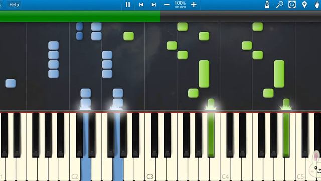 🎹Katyusha (Piano Tutorial Synthesia)❤️♫ смотреть онлайн