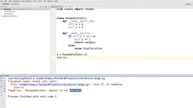 Python: основы и применение - 47 урок. Итераторы и генераторы смотреть онлайн