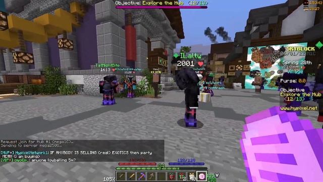 Майнкрафт НО с БЕСКОНЕЧНЫМ ИНВЕНТАРЁМ на SkyBlock RPG | ХАЙПИКСЕЛЬ СКАЙБЛОК РПГ #10 | Minecraft смотреть онлайн