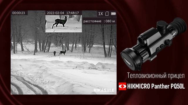 HIKMICRO Panther PQ50L дикие животные
