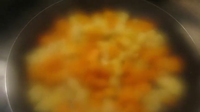Шампиньоны с рисом и овощами в сметане. Постное блюдо. смотреть онлайн