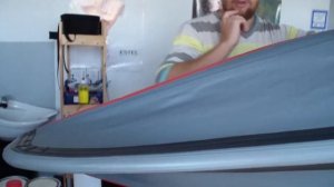 Байдарка Шуя 1  Защита кильсона и держатель весла.