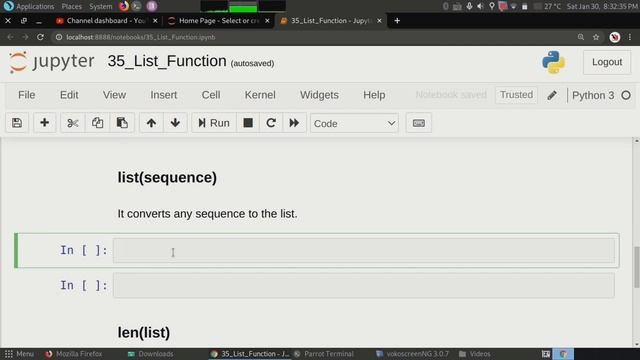 #35 List Functions In Python With Examples | max() , min () , list(seq) , len() | Tech Blooded смотреть онлайн